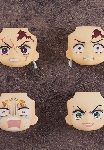 粘土人配件系列  替换用面部表情 鬼灭之刃01 | Hpoi手办维基