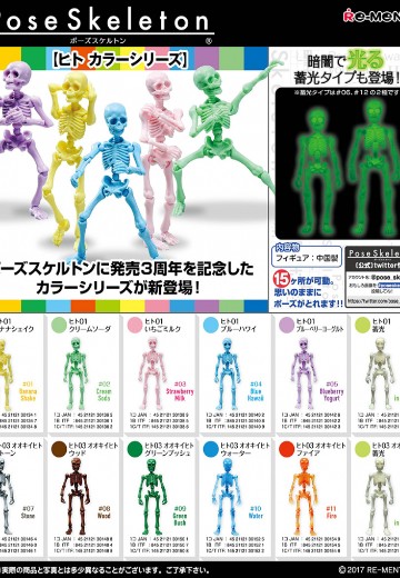 多姿骷髅 彩色系列 | Hpoi手办维基