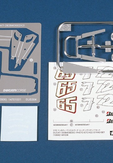 细节部件（摩托车型号用） No.6 1/12 杜卡迪 DESMOSEDICI 光刻支架组 | Hpoi手办维基