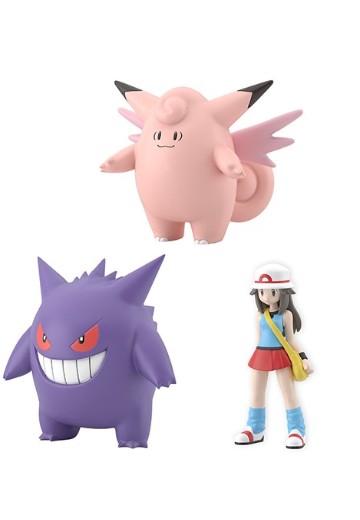 宝可梦比例世界 关都地区 叶子+皮可西+耿鬼 | Hpoi手办维基