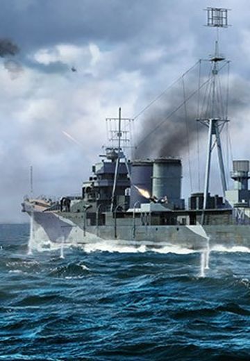 编号：06742 1/700 世界战舰系列 英国皇家海军 科伦坡号轻型巡洋舰 | Hpoi手办维基