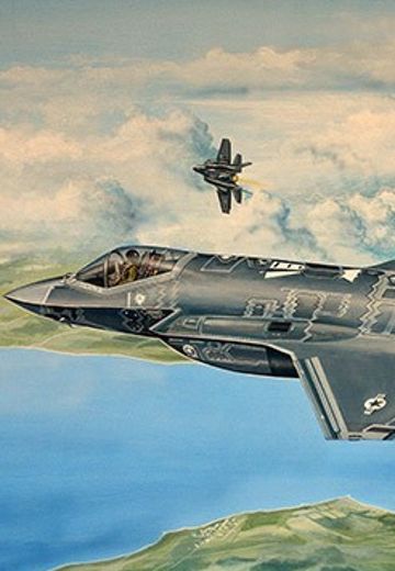 编号：03231 1/32 军用飞机系列 美国 F-35A“闪电”战斗攻击机 | Hpoi手办维基