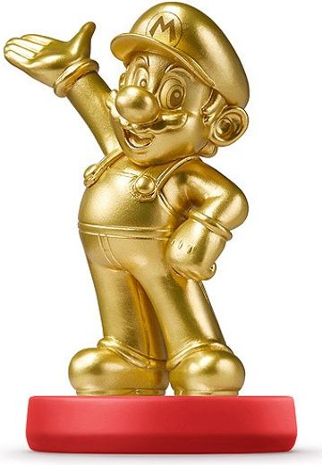 amiibo 超级马里奥系列 马里奥 金色版 | Hpoi手办维基