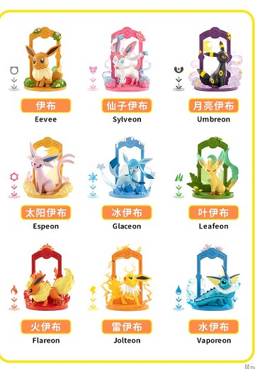 精灵宝可梦 伊布系列盲盒