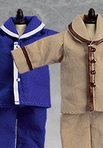 粘土娃 服装套组 睡衣（米色/藏青色） | Hpoi手办维基