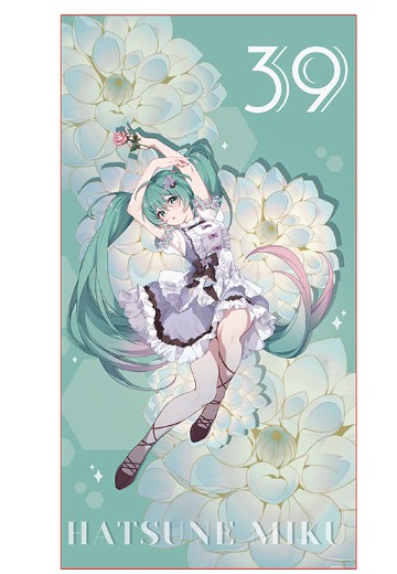 初音未来-39主题花之语 毛绒毯