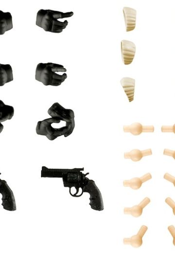 小军械库 LAOP13 创彩少女庭园用 战术手套2 左轮手枪套装（黑色） | Hpoi手办维基