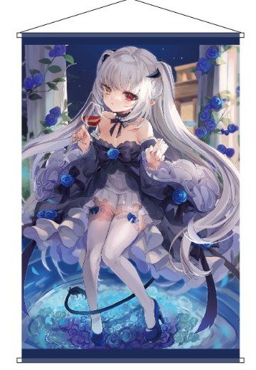 白毛萝莉魅魔 克萝伊酱 挂画