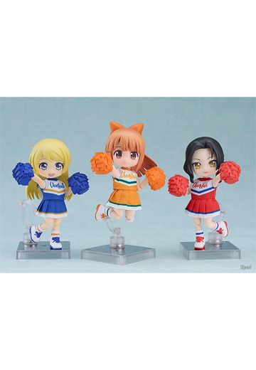 粘土娃 服装套组 啦啦队（红色/蓝色/橙色）