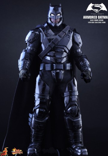 MMS356  蝙蝠侠大战超人：正义黎明 装甲蝙蝠侠（黑色电镀版） 珍藏人偶 | Hpoi手办维基