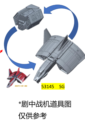 盖亚奥特曼 希格战斗机sg