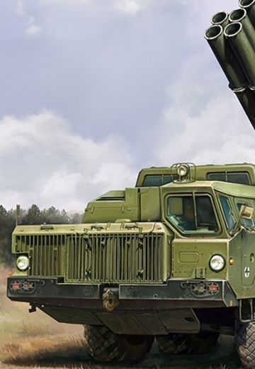 编号:82940 1/72 装甲车辆系列 俄罗斯9A52-2“龙卷风”-M 300毫米多管火箭发射系统 | Hpoi手办维基
