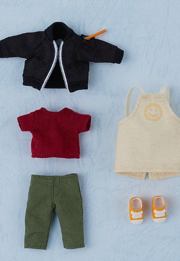 粘土娃 特别服装套组 外套 与 围裙穿搭（黑色/卡其绿/米色） | Hpoi手办维基