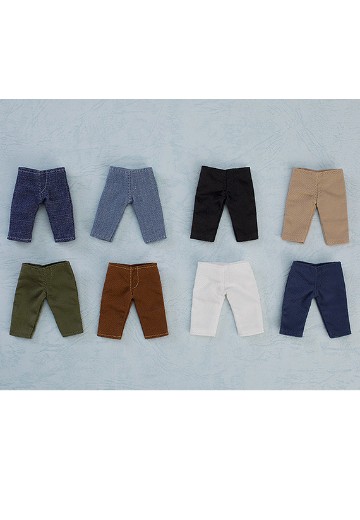 粘土娃 服装 裤子 (丹宁裤（藏青色）/丹宁裤（蓝色）/黑色/米色/卡其绿/棕色/白色/藏青色) | Hpoi手办维基