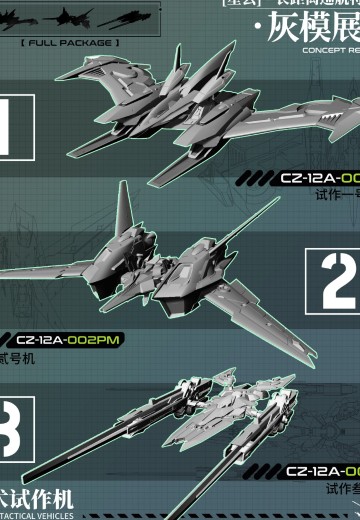 交错战线 机神•CZ-12A NEBULA【星云】 长距离战术武装1-3号机 | Hpoi手办维基