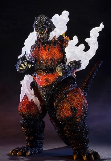 S.H.MonsterArts 哥斯拉大战戴斯特洛伊亚 哥斯拉（1995） 终极红莲哥斯拉