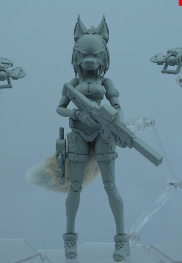 战术狐狸面具 狐娘 泳装