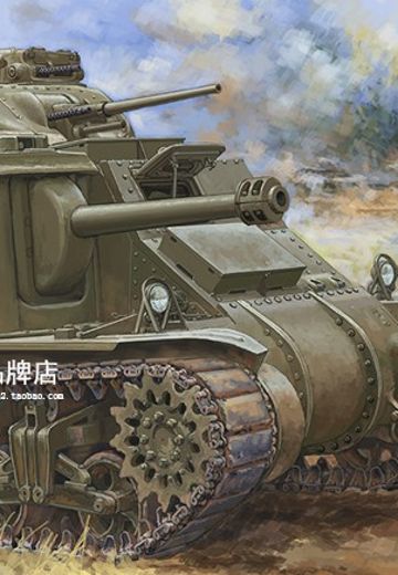 编号:63519 1/35 装甲车辆系列 美国M3A5中型坦克 | Hpoi手办维基