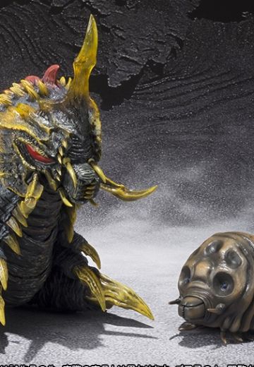 S.H.MonsterArts 哥斯拉大战魔斯拉 魔斯拉（幼虫）+ 巴特拉（幼虫）套装 | Hpoi手办维基