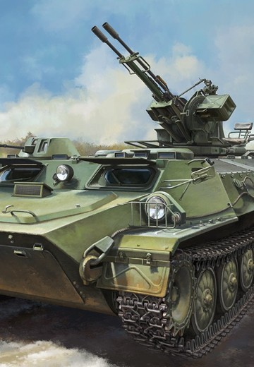 编号:09618 1/35 装甲车辆系列 俄罗斯MT-LB装甲运输车搭载Zu-23-2高炮 | Hpoi手办维基