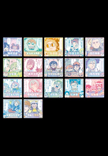 偶像梦幻祭 全息反光 漫画贴纸2 套装 | Hpoi手办维基