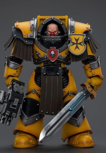 战锤:荷鲁斯之乱 帝国之拳 装备能量剑的铁骑终结者军士 | Hpoi手办维基