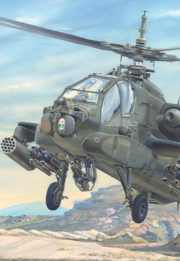 编号：05114 1/35 军用飞机系列 AH-64A“阿帕奇”直升机-早期型