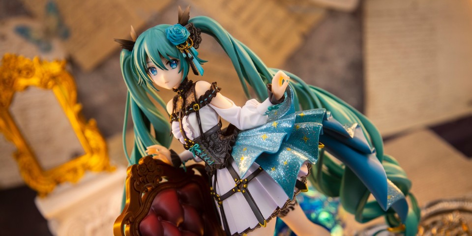 在笼中绽放的玫瑰 GSC 初音未来 Rose Cage Ver.手办【吾昂王的模玩摄影分享】