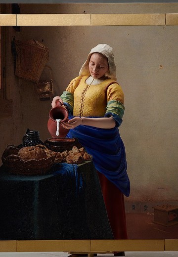 figma#SP-165 桌上美术馆 维米尔著作 倒牛奶的女佣人 | Hpoi手办维基