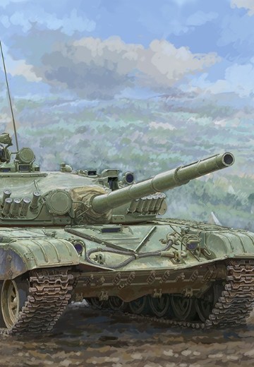 编号:09604 1/35 装甲车辆系列 T-72M1主战坦克 | Hpoi手办维基