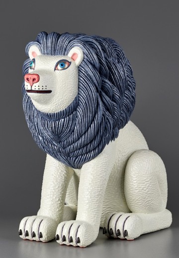 三沢厚彦 ANIMALS 狮子 灰色 软胶完成品 | Hpoi手办维基