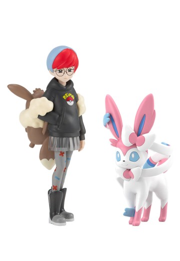 宝可梦比例世界 帕底亚地区 牡丹+仙子伊布 | Hpoi手办维基