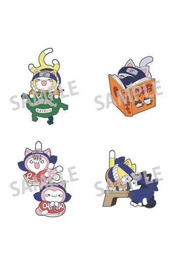 巨大化喵喵系列 火影忍者疾风传 火影忍喵！别针徽章收藏（暂译） ① 漩涡鸣人②旗木卡卡西③春野樱④漩涡鸣人和宇智波佐助 | Hpoi手办维基