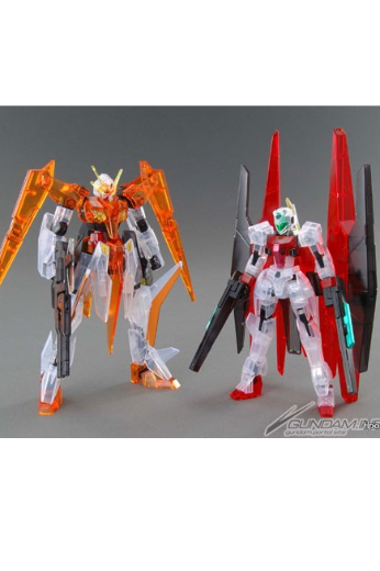 高达模型展专属商品 HG 1/144 堕天使高达与GN弓手 透明配色版