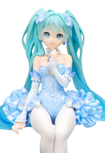 初音未来 压泡面人偶 花仙子系列ー粉蝶花仙子 浅蓝色款ー | Hpoi手办维基