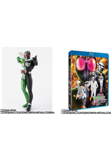 风都侦探 假面骑士颅骨的肖像 影视光碟  S.H.Figuarts（真骨雕制法）假面骑士双骑 疾风颅骨形态人偶配套标准版