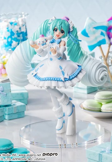 初音未来系列 Luminasta 初音未来联名大耳狗 白色连衣裙
