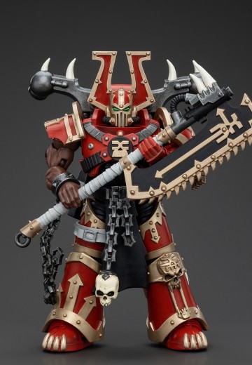 战锤40000 吞世者 配备开膛链锯斧的恐虐狂战士