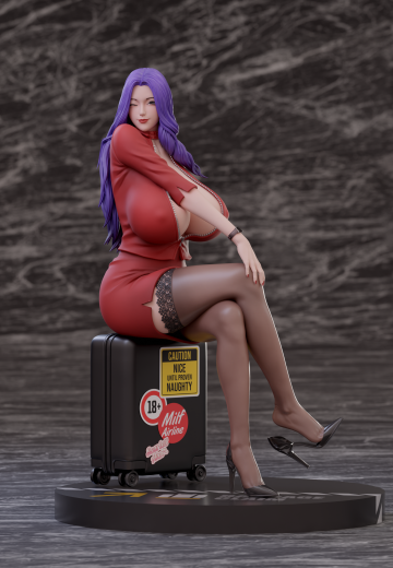 Milf航空公司，亲爱的母亲克拉拉 空姐制服