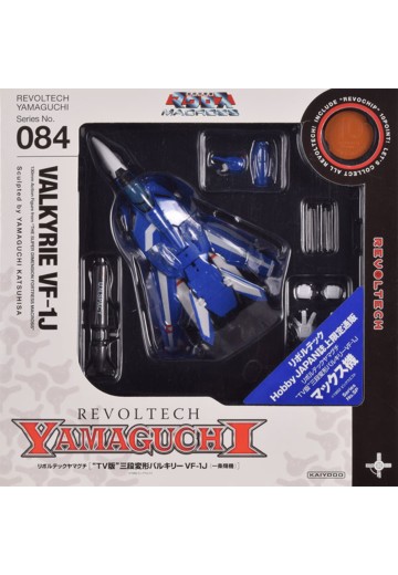 山口式转轮系列 No.084SP 超时空要塞 三段变形女武神 VF-1J（马克斯专用机）HobbyJapan杂志限定通贩版 | Hpoi手办维基