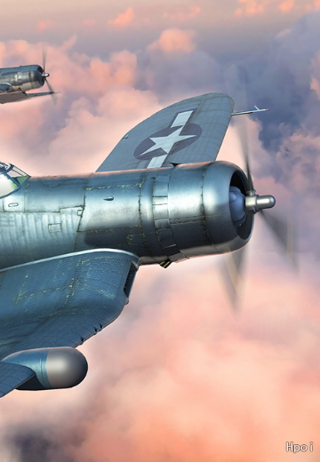 编号:80385 1/48 军用飞机系列 美国F4U-2“海盗”战斗机