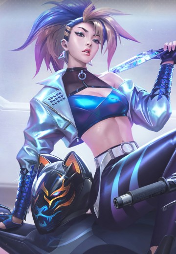 英雄联盟 K/DA ALL OUT 阿卡丽 | Hpoi手办维基