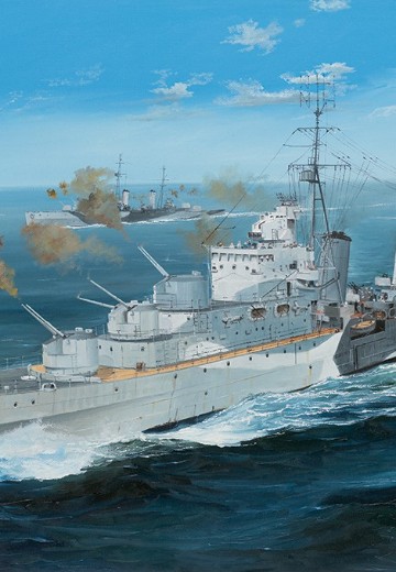 编号：05367 1/350 世界战舰系列 英国皇家海军亚尔古英雄号巡洋舰