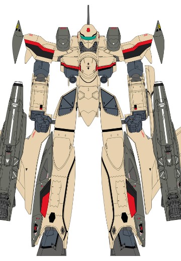 65893 VF-19EF/A 机器人形态 勇·特别型“超时空要塞F” | Hpoi手办维基