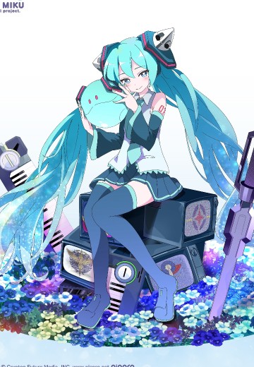 Lucrea  高达45周年联名初音未来 初音未来·00高达形态
