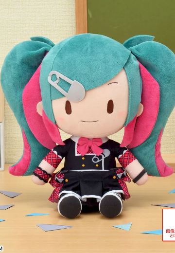 初音未来：缤纷舞台 Fuwa Petit L码毛绒玩偶“教室世界的初音未来”