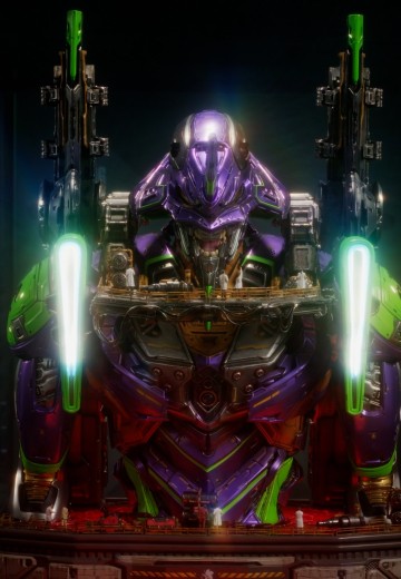 新世纪福音战士新剧场版 泛用人形决战兵器人造人 EVA初号机 胸像