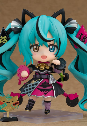 粘土人#2759 初音未来 黑招财未来