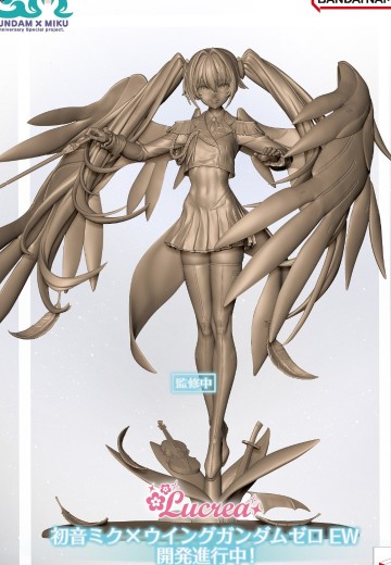 Lucrea  高达45周年联名初音未来 初音未来·飞翼高达零式EW形态 | Hpoi手办维基