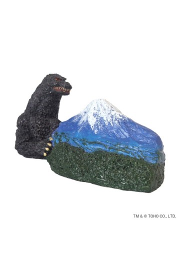 哥斯拉场景磁贴「哥斯拉与富士山」 | Hpoi手办维基